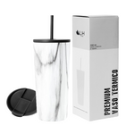 Vaso Térmico Blanco Doble Tapa 700ml (Premium)